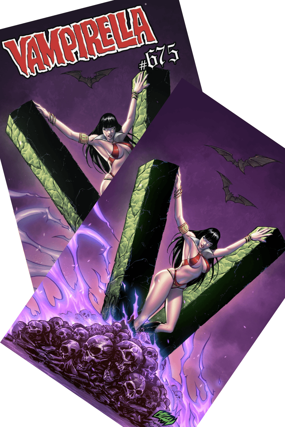 Vampirella 675 Franck Uzan Bundle - East Coast Comics