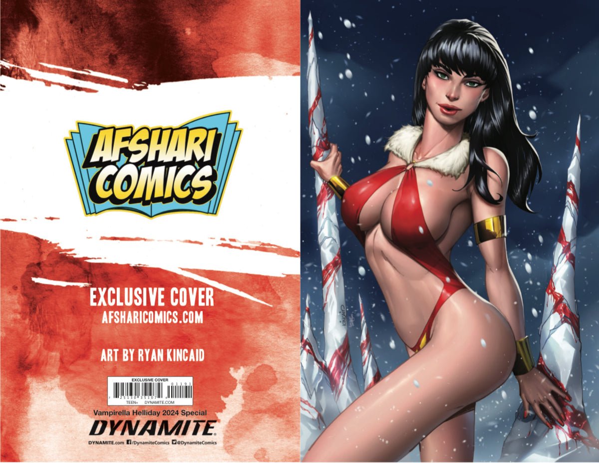 Vampirella Helliday Special 2024 Afshari Comics Exclusive - East Coast Comics