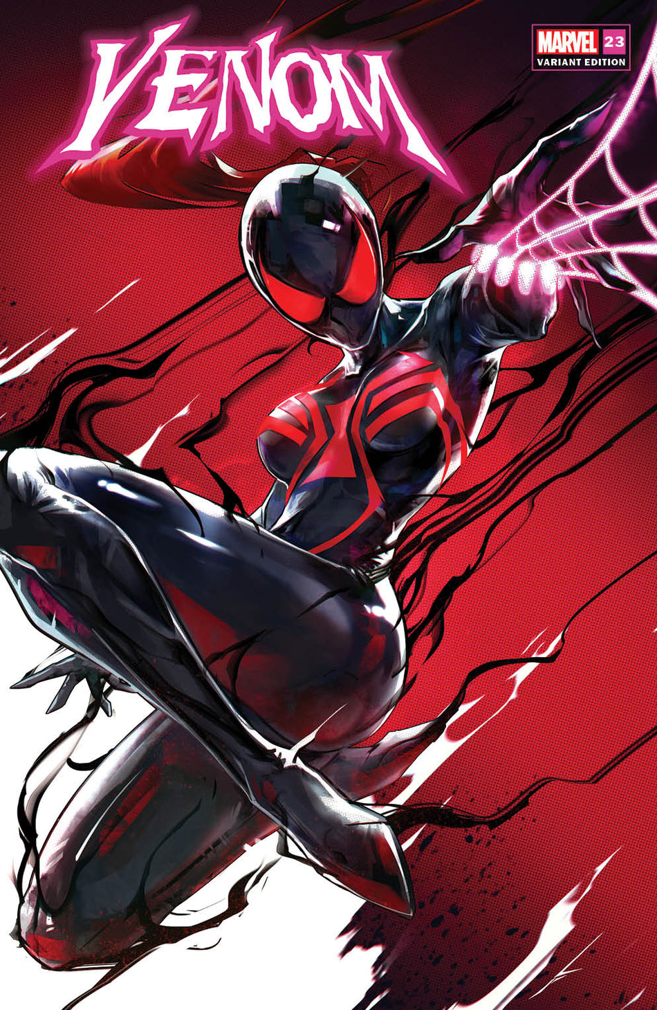 VENOM 23 BY Ivan Tao SPOILER VARIANT NEW SYMBIOTE on COVER BLACK SABER COMICS EXCLUSIVE - East Coast Comics