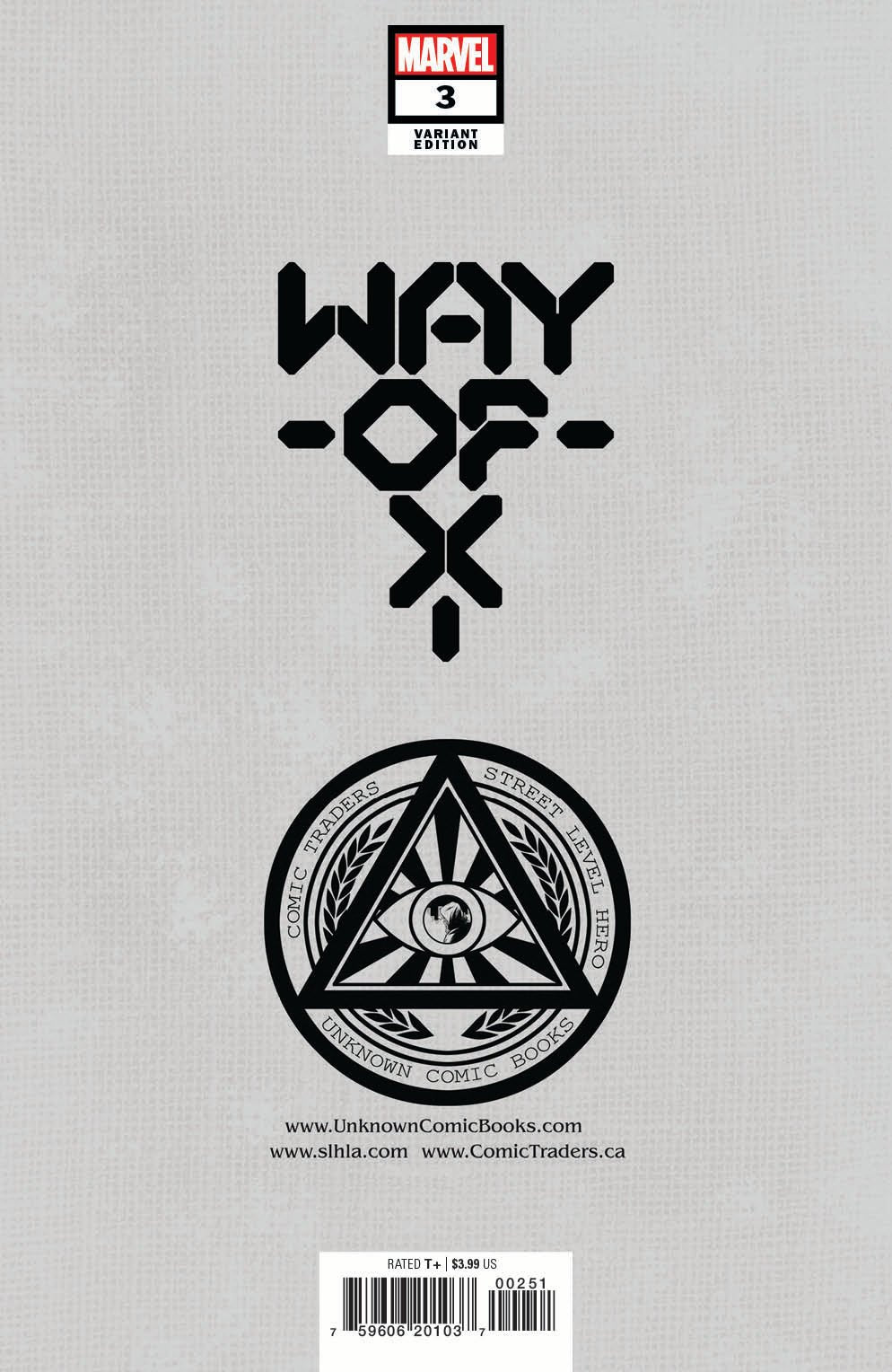Way Of X 3 Unknown Comics Feilpe Massafera Exclusive Var Gala (06/23/2021) - East Coast Comics