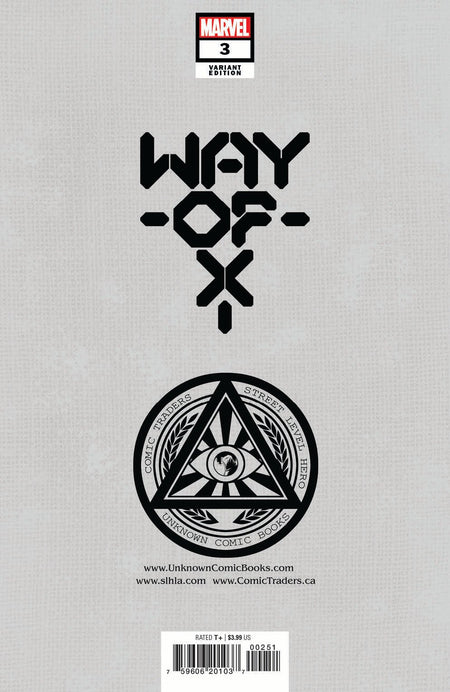 Way Of X 3 Unknown Comics Feilpe Massafera Exclusive Var Gala (06/23/2021) - East Coast Comics
