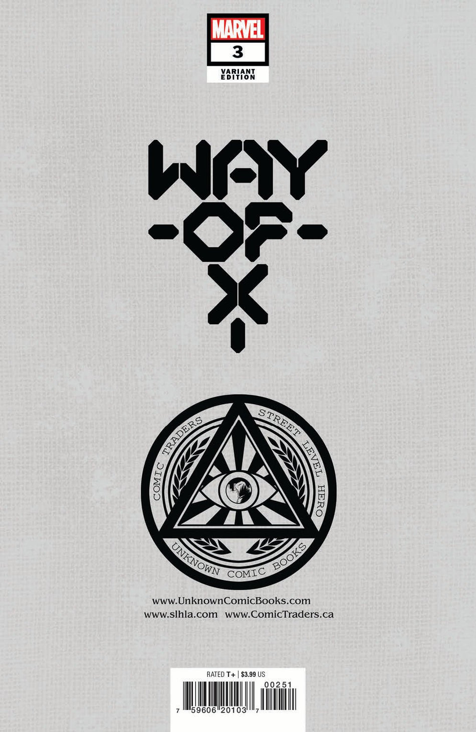 Way Of X 3 Unknown Comics Feilpe Massafera Exclusive Var Gala (06/23/2021) - East Coast Comics