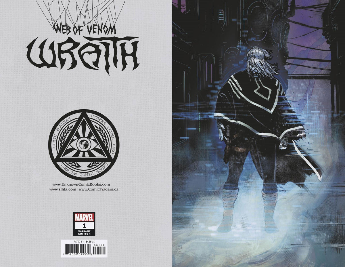 WEB OF VENOM WRAITH 1 UNKNOWN COMICS 2ND PTG VIRGIN VAR (10/07/2020) (10/21/2020) - East Coast Comics