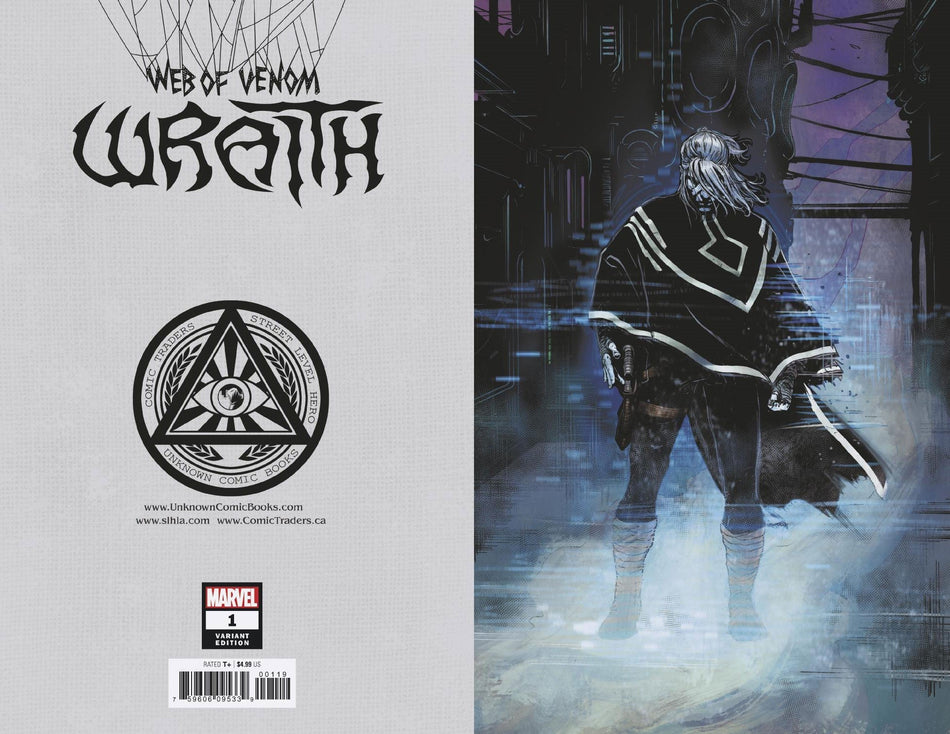WEB OF VENOM WRAITH 1 UNKNOWN COMICS 2ND PTG VIRGIN VAR (10/07/2020) (10/21/2020) - East Coast Comics