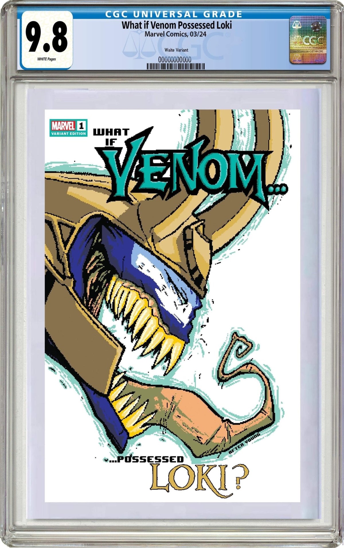 WHAT IF VENOM 1 | Matthew Waite Skottie Young Homage Variant - East Coast Comics