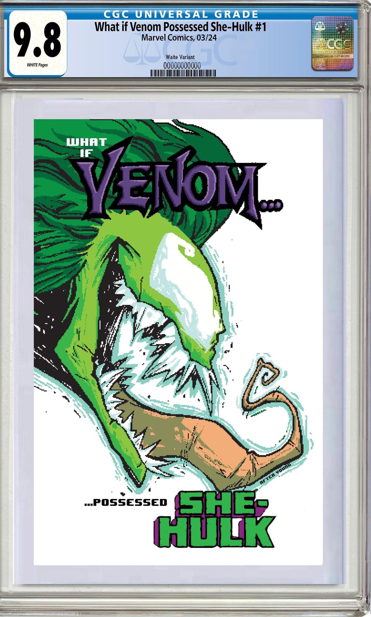 WHAT IF VENOM 4 | Matthew Waite Skottie Young Homage Variant - East Coast Comics