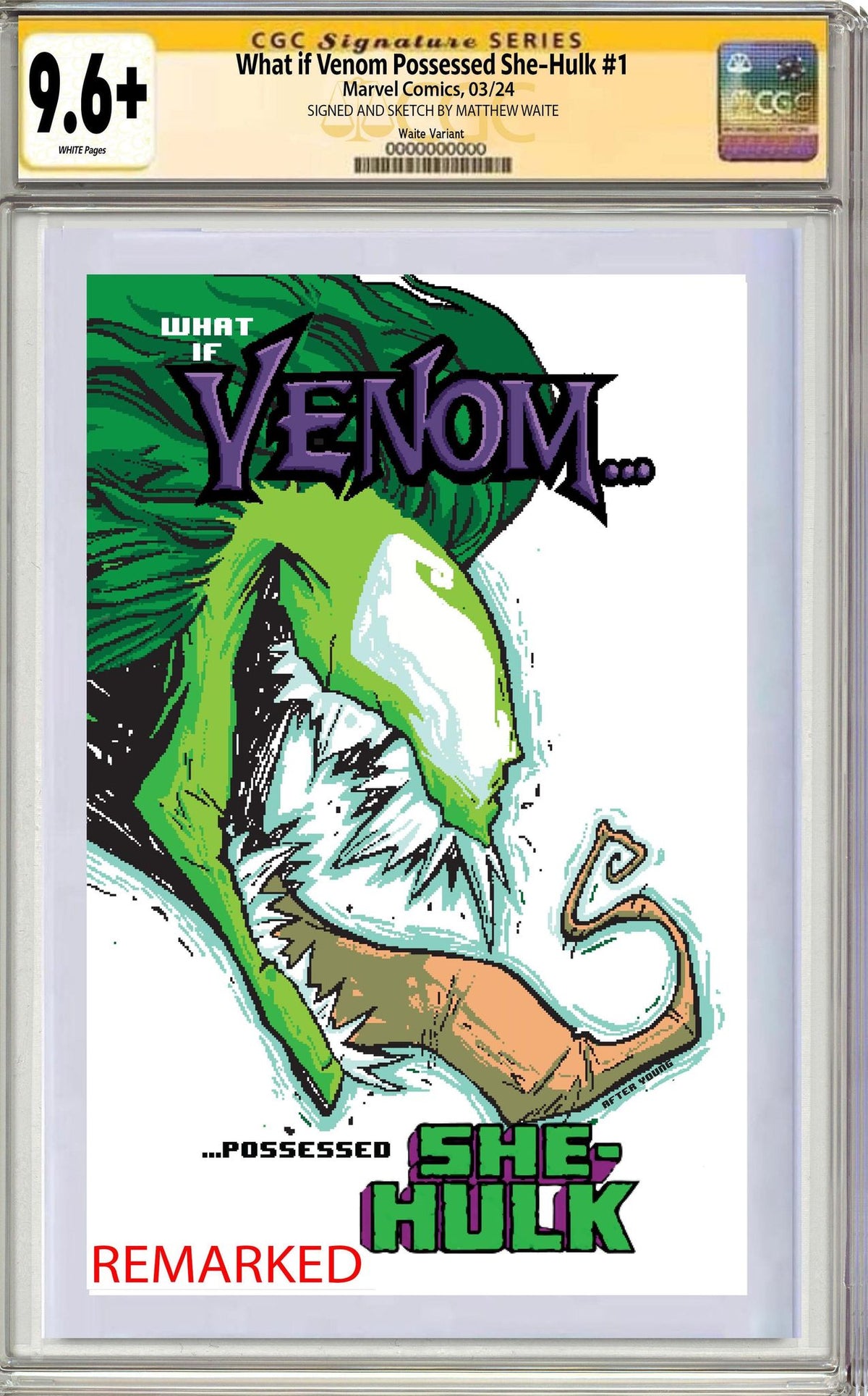 WHAT IF VENOM 4 | Matthew Waite Skottie Young Homage Variant - East Coast Comics