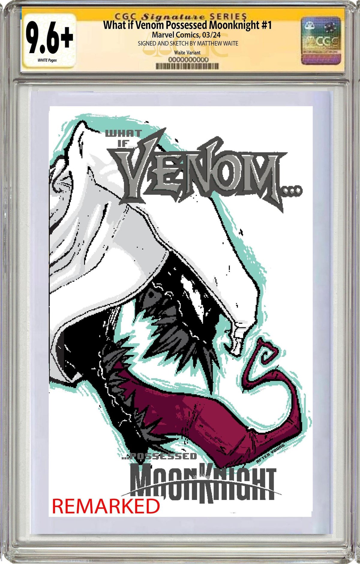 WHAT IF VENOM 5 | Matthew Waite Skottie Young Homage Variant - East Coast Comics