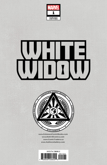 White Widow 1 Unknown Comics Miguel Mercado Exclusive Virgin Var (11/01/2023) (12/27/2023) - East Coast Comics