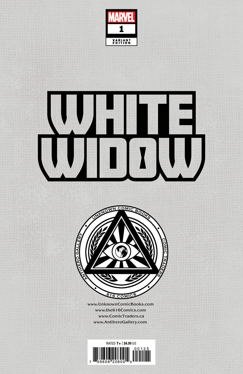 White Widow 1 Unknown Comics Miguel Mercado Exclusive Virgin Var (11/01/2023) (12/27/2023) - East Coast Comics