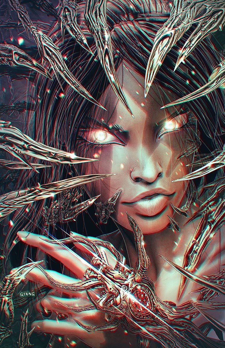 WITCHBLADE 1 Black Saber Exclusive - John Giang Virgin Cover - East Coast Comics