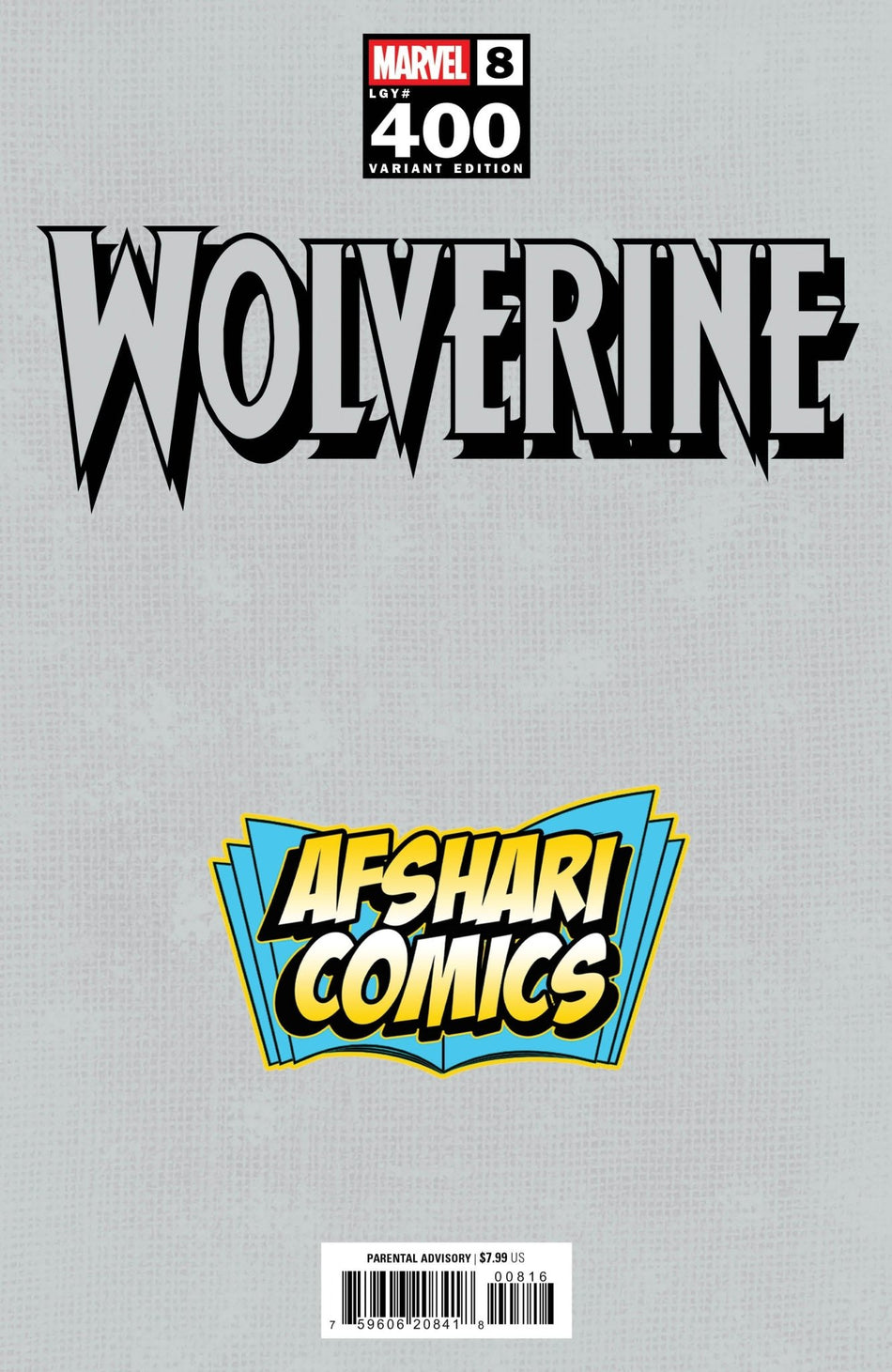 Wolverine 8/400 Afshari Comics Exclusive Kaare Andrews Variant - East Coast Comics