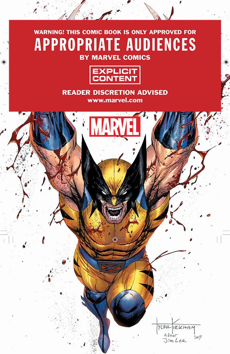 Wolverine Revenge 2 Red Band [Polybagged] Explicit Content Unknown Comics Exclusive Tyler Kirkham Virgin Nycc 2024 Var (10/23/2024) - East Coast Comics