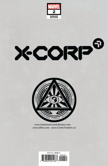 X - Corp 3 Unknown Comics Stephen Segovia Exclusive Virgin Var (07/14/2021) - East Coast Comics