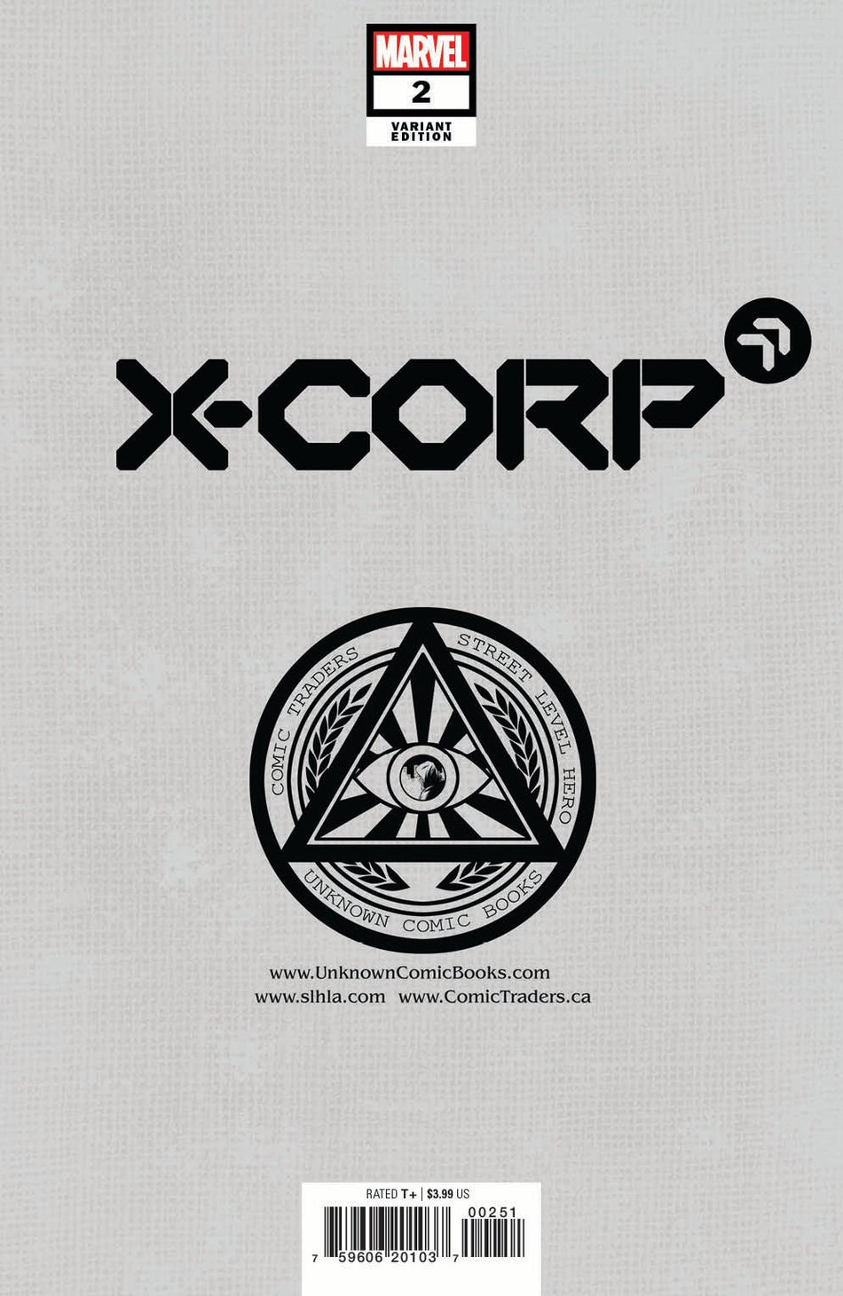 X - Corp 3 Unknown Comics Stephen Segovia Exclusive Virgin Var (07/14/2021) - East Coast Comics