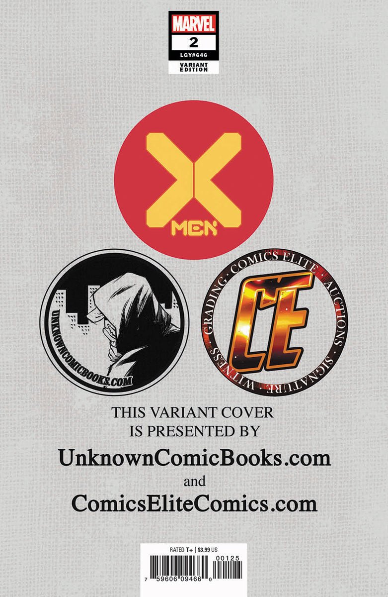 X - MEN 2 JAY ANACLETO EXCLUSIVE VAR DX (11/13/2019) - East Coast Comics