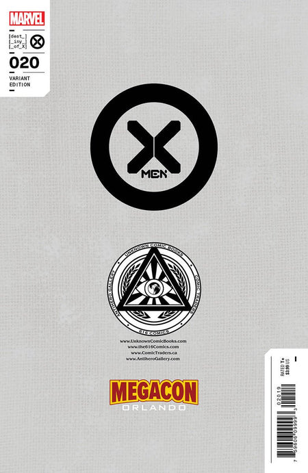 X - MEN 20 UNKNOWN COMICS MEGACON EXCLUSIVE VIRGIN VAR (04/26/2023) - East Coast Comics