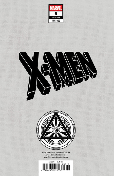 X - Men 9 Unknown Comics Tyler Kirkham Connecting Covers Exclusive Virgin Var (12/18/2024) - East Coast Comics