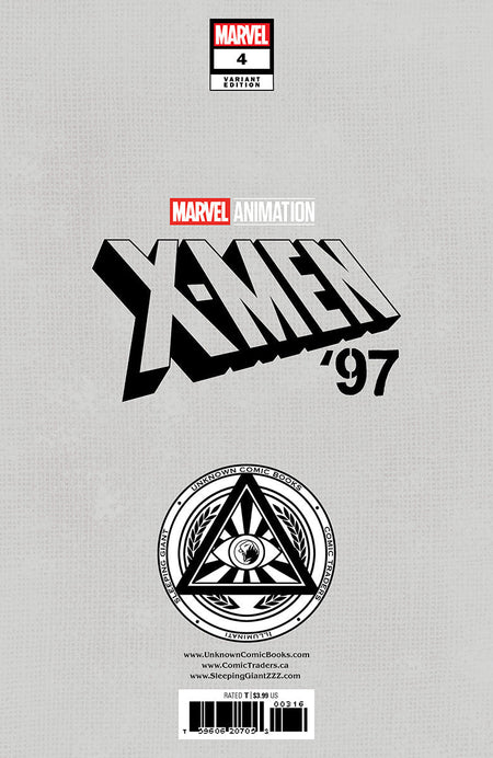 X - Men '97 4 Unknown Comics Tyler Kirkham Exclusive Virgin Var (06/26/2024) - East Coast Comics